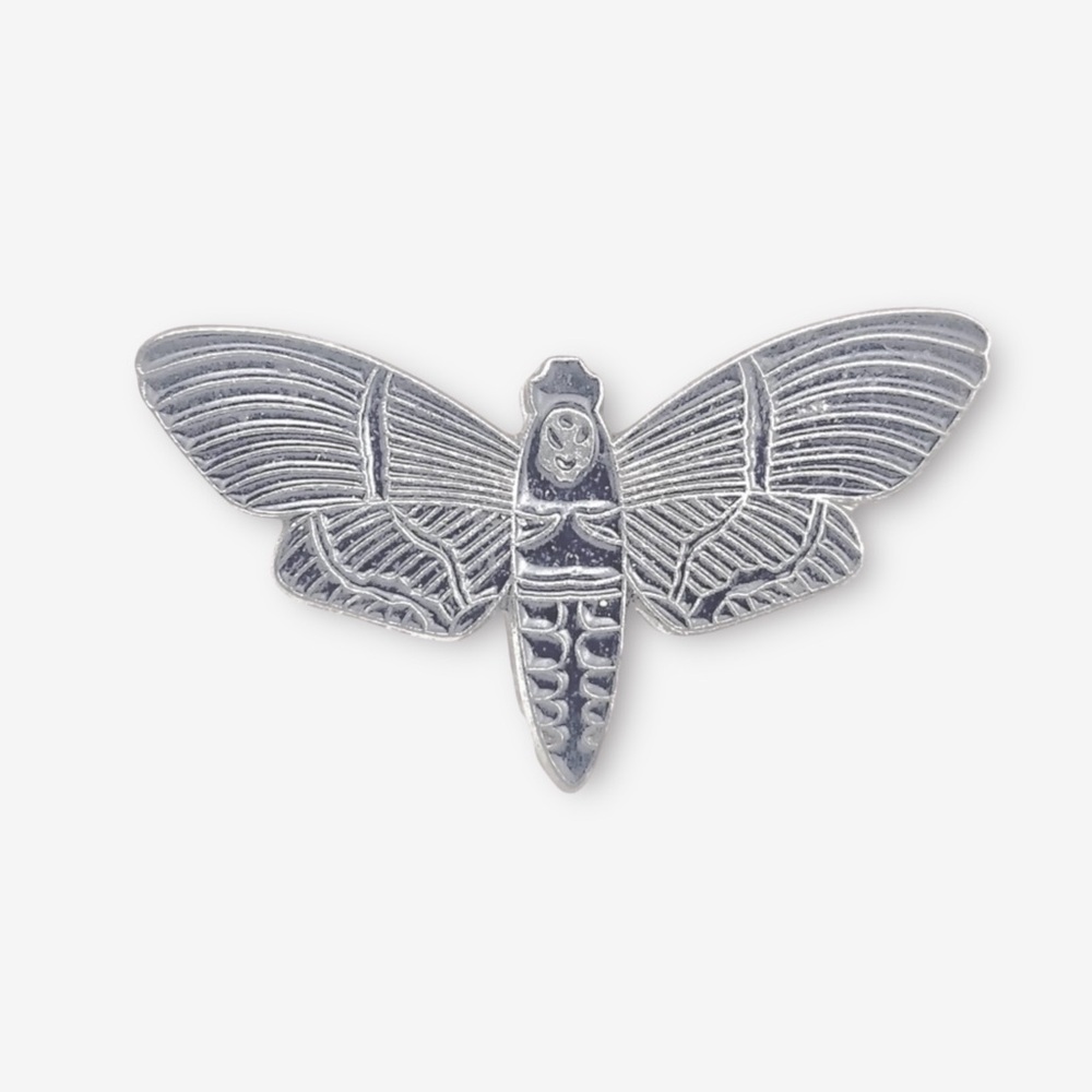 Goth Moth Pin